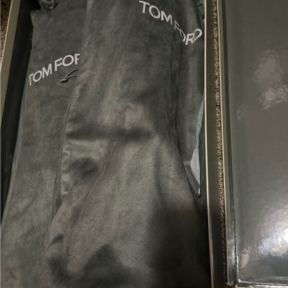 Tom Ford Black and Purple Heeled Boots - Picture 6 of 12